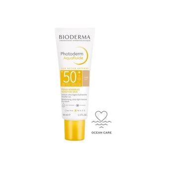 compare product Bioderma Photoderm Aquafluid Слънцезащитен флуид за чувствителна кожа SPF50+ светъл цвят 40 мл