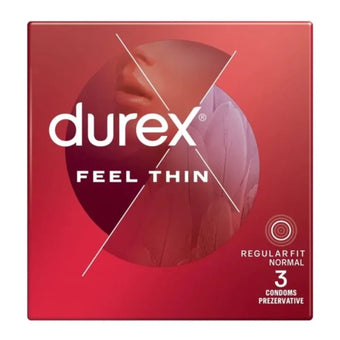 compare product Презервативи durex feel thin х 3 червен