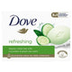 Dove Refreshing Овлажняващ крем-сапун за ръце, лице и тяло с краставица и зелен чай 90 гр