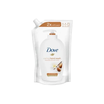 compare product Dove Caring Hand Wash Течен сапун за ръце с масло от ший и ванилия - пълнител 500 мл