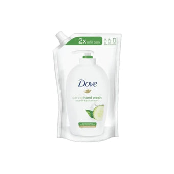 compare product Dove Caring Hand Wash Fresh Touch Течен сапун за ръце с краставица и зелен чай - пълнител 500 мл