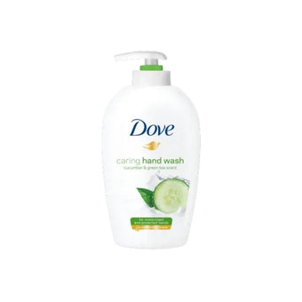 compare product Dove Caring Hand Wash Fresh Touch Течен сапун за ръце с краставица и зелен чай 250 мл