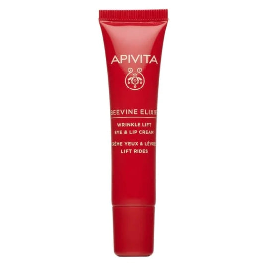 Apivita Beevine Elixir Коригиращ бръчките лифтинф крем за околоочен контур и устни 15 мл - Снимка 1 от 2