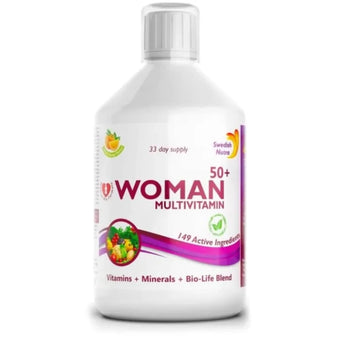 compare product Women 50+ мултивитамини за жени - 149 активни съставки + колаген 1497 мг - 500 мл Swedish Nutra