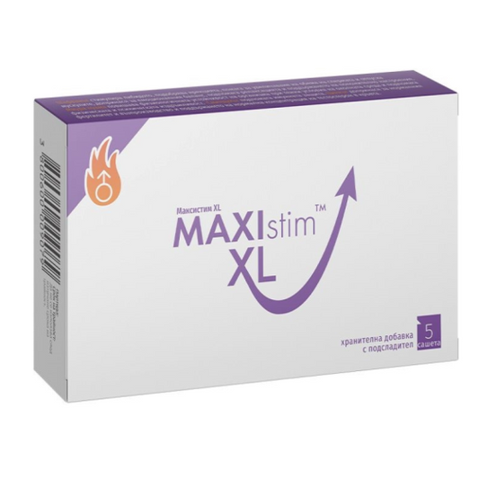 NATURPHARMA Максистим XL сашета стимулант за мъже 4,8гр х5