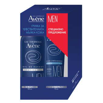compare product Avene гел за бръснене 150мл+балсам след бръснене 75мл