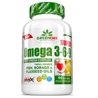compare product Amix greenday super omega 3-6-9 капсули х90
