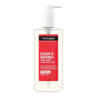 compare product Neutrogena Clear&Defend+ измивен гел за лице 200мл