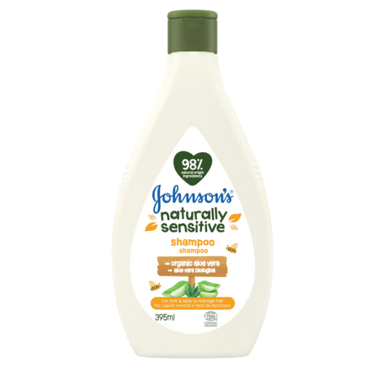 JOHNSON&JONSON Johnson's Naturally Sensitive шампоан 395мл
