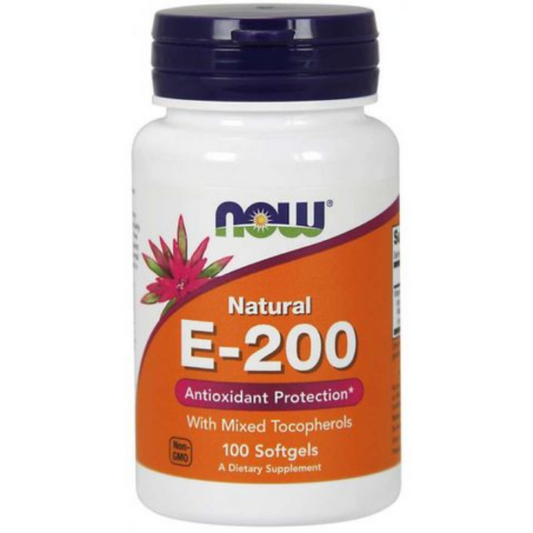 NOW Vitamin E софтгел E-200 UI х100