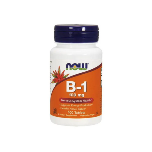 NOW Vitamin B-1 thiamine таблетки 100мг х100