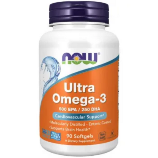 NOW Ultra omega 3 fish oil софтгел х90