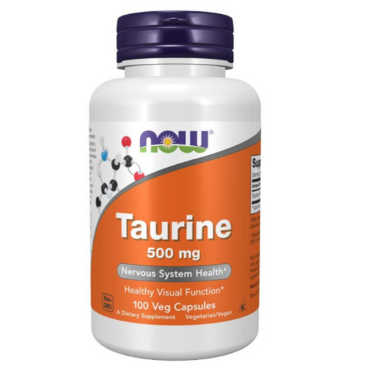 NOW Taurine капсули 500мг х100