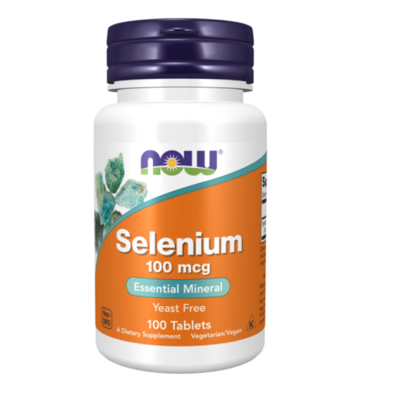 NOW Selenium таблетки 100мкг х100