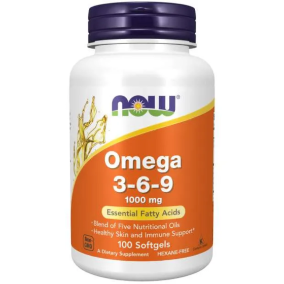 NOW Omega 3-6-9 софтгел 1000мг х100