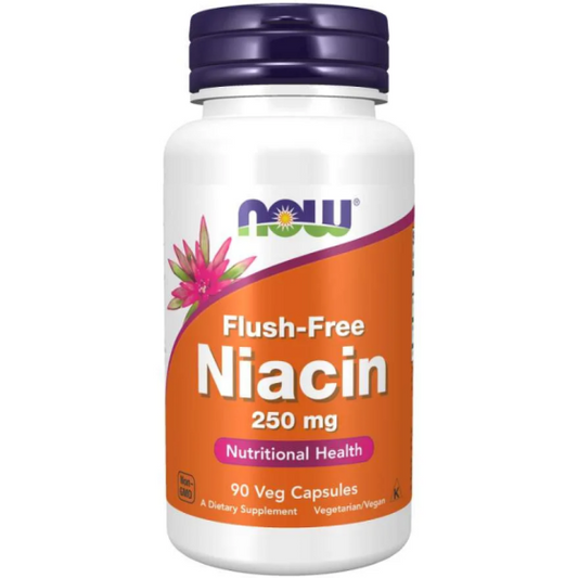 NOW Flush-Free Niacin капсули 250мг х90