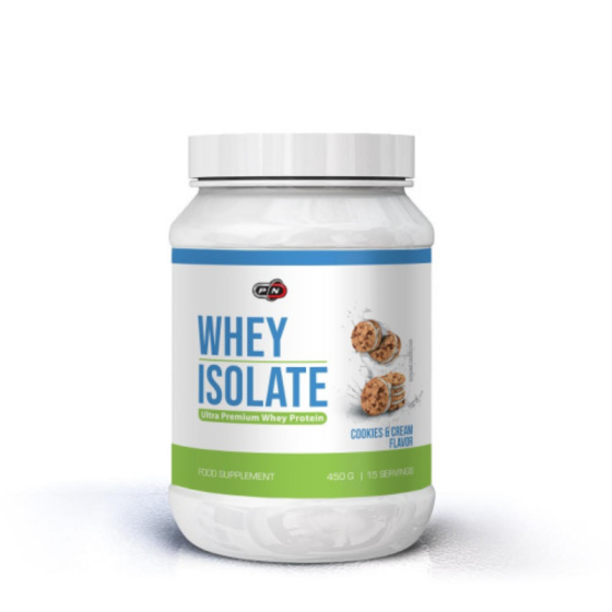 PURE NUTRITION Whey isolate cookies&cream 450гр - Снимка 2 от 2