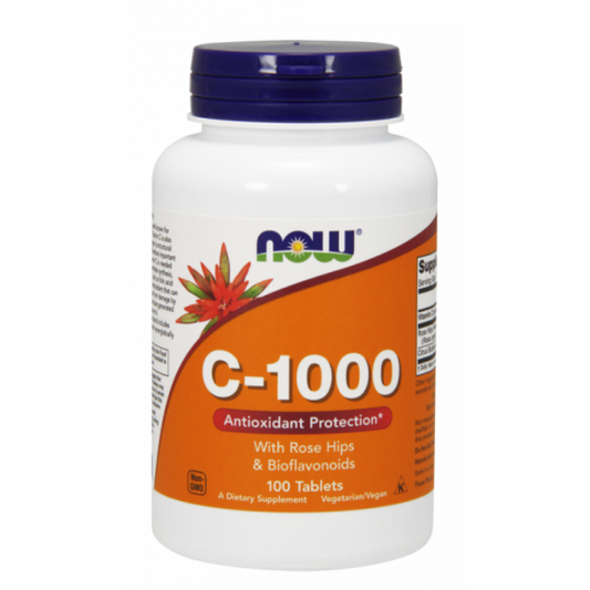 NOW Vitamon C-1000 SR with rose hips таблетки х100