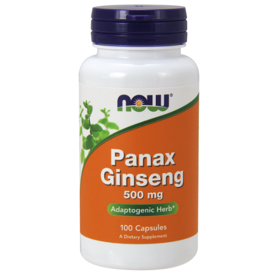 NOW Panax ginseng капсули 500мг х100