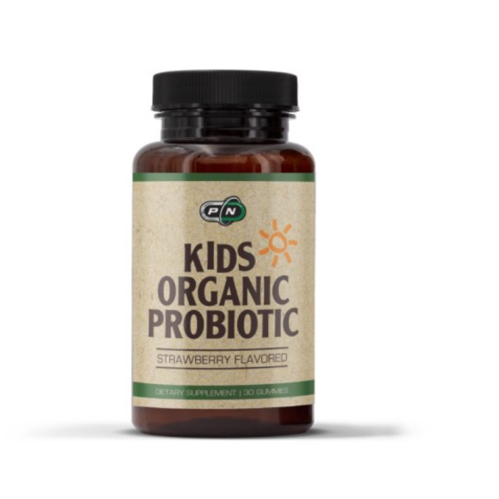 PURE NUTRITION Kids organic probiotic strawberry гъмис х30