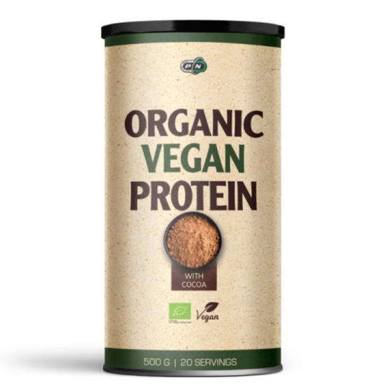PURE NUTRITION Bio vegan protein with cocoa 500гр