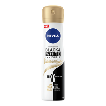 compare product Nivea дезодорант спрей дамски invisible on blacк&white silкy smooth 150мл