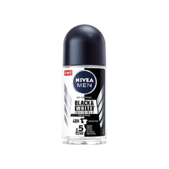 compare product Nivea Men blacк&white invisible fresh дезодорант рол-он против изпотяване за мъже 50мл
