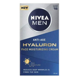 compare product Nivea men active age hyaluron крем за лице срещу бръчки 50мл