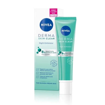 compare product Nivea derma skin clear нощен ексфолиант 40мл