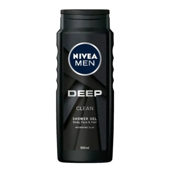 compare product Nivea men deep clean душ гел за мъже 500мл
