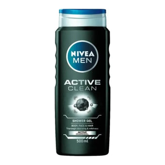 compare product Nivea men active clean душ-гел за мъже с активен въглен 500мл