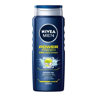 compare product Nivea men power fresh душ-гел за мъже 500мл