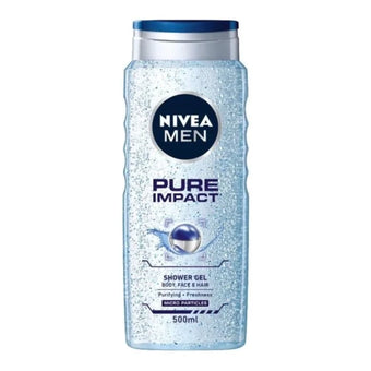 compare product Nivea men pure impact душ-гел за мъже 500мл
