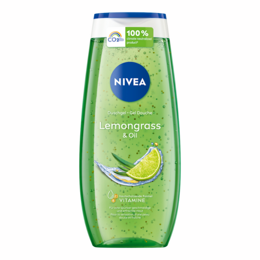Nivea lemongrass&oil душ-гел за тяло с аромат на лимонова трева 250мл