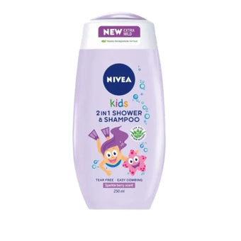 compare product Nivea kids детски 3в1 душ-гел и шампоан за момичета 250мл