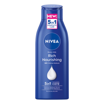 compare product Nivea rich nourishing подхранващо мляко за тяло за суха и много суха кожа 400мл