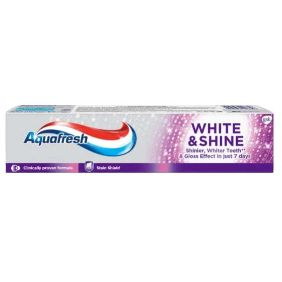 AQUAFRESH Паста за зъби Aquafresh White & Shine с избелващ ефект 100 мл