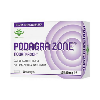 compare product Подагразон при подагра капсули х 30 Zona Pharma