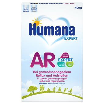 compare product Humana AR Expert Храна за бебета с гастроезофагеален рефлукс и регургитация x400 грама