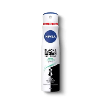 compare product Nivea Deo Спрей дамски Invisible on Black & White Fresh XL size 250 мл