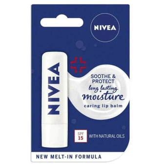 compare product Nivea Med Repair Балсам за устни SPF15 4.8 г