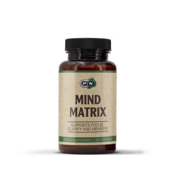 PURE NUTRITION Mind Matrix за добра памет и концентрация х30 капсули Pure Nutrition