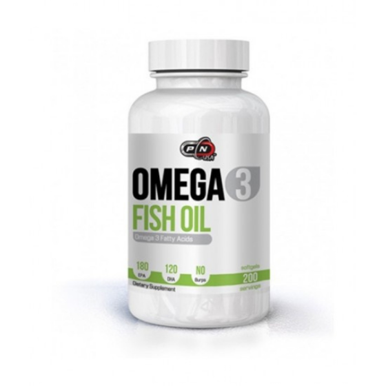 PURE NUTRITION Omega 3 Fish Oil 1000 мг 200 гел капсули Pure Nutrition