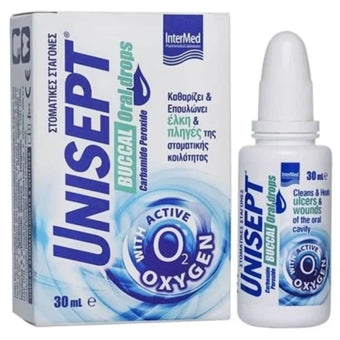 compare product Unisept Buccal Орални капки 30 мл Vittoria Pharma