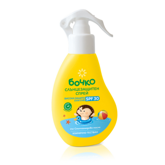 БОЧКО Слънцезащитен спрей SPF30 150мл