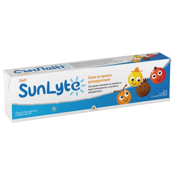 SUN WAVE PHARMA Сън Лайт соли за рехидратация сашети х8 - Снимка 1 от 2