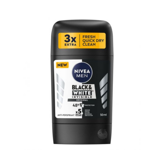 Nivea Men invisible black&white original мъжки део стик 50мл