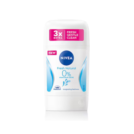 Nivea Fresh Natural део стик против изпотяване за жени 50мл