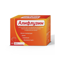 NATURPRODUCT Алифлузин сашета с ефервесцентни гранули при грип и настинка х 10 броя - Снимка 2 от 2