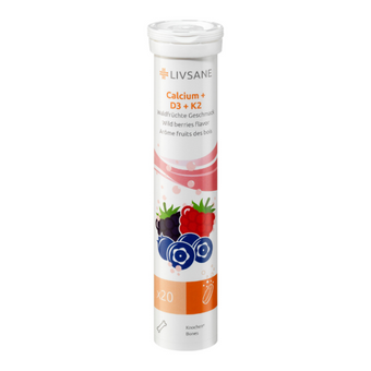 compare product LIVSANE Калций + D3 + К2 х20 ефервесцентни таблетки